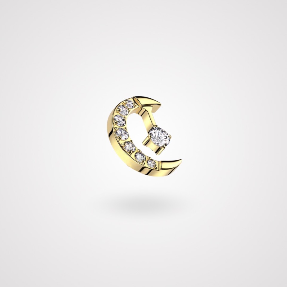 PIERCING LUNA GOLD